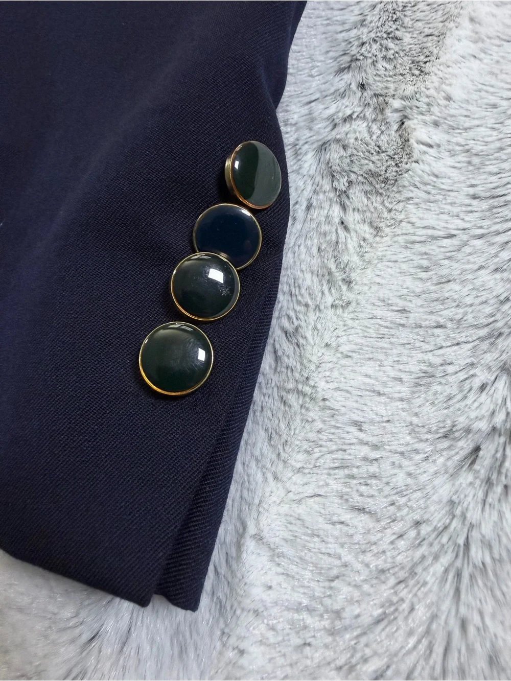 Vintage RSM Rochester Special Man 100% pure wool navy blazer big & tall